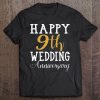 Happy 9Th Wedding Anniversary Gift Couples Wife Husband Premium Tee