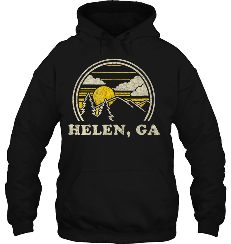 Helen Georgia Ga Vintage Hiking Mountains Tee Mugs