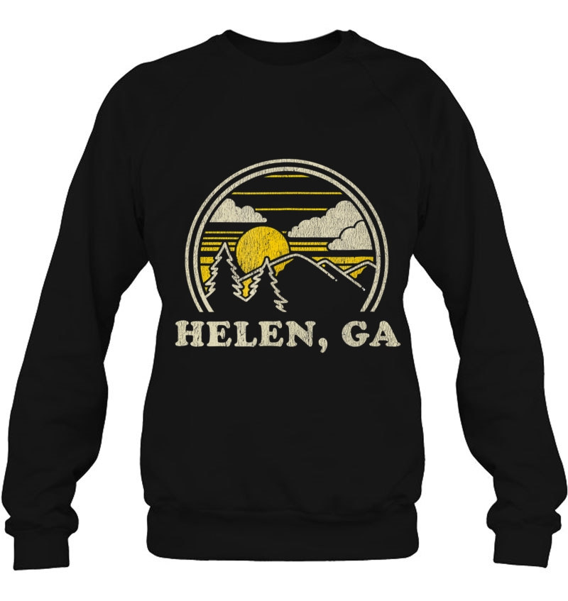 Helen Georgia Ga Vintage Hiking Mountains Tee Mugs