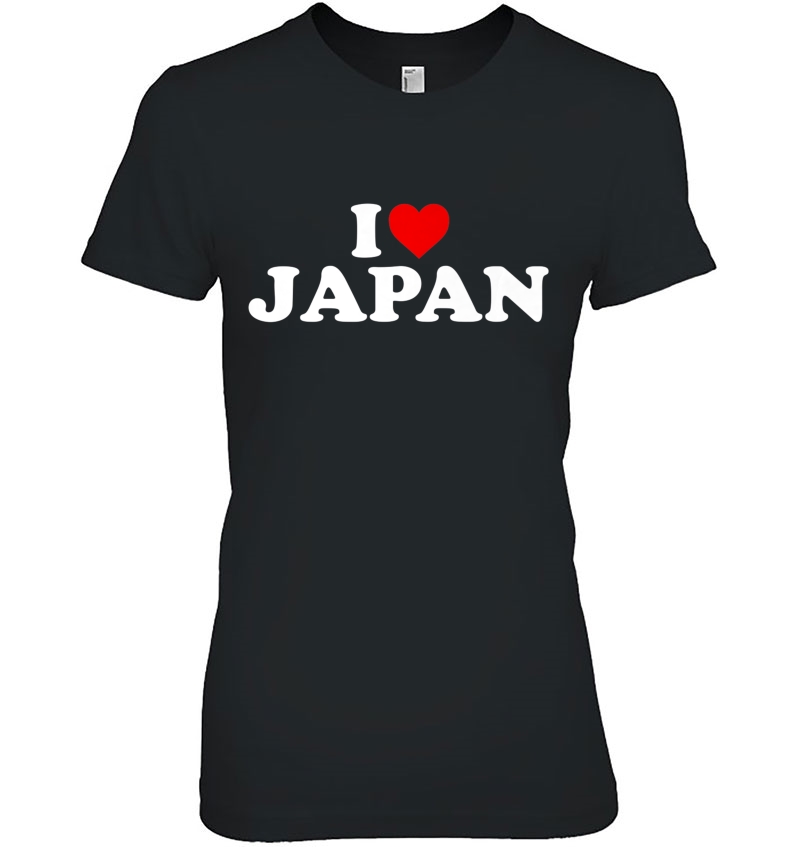 I Love Japan - Heart Premium Hoodie