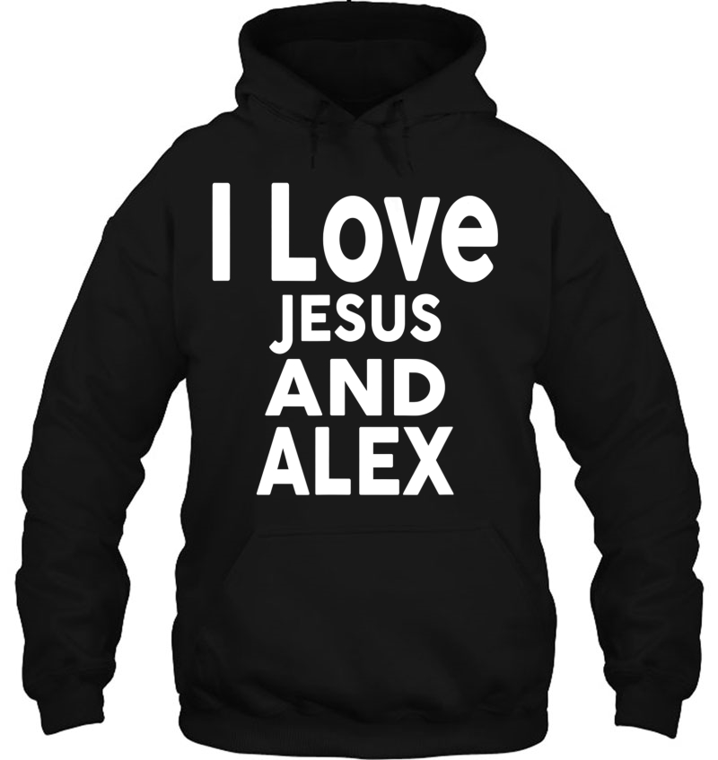 I Love Jesus And Alex Name Mugs