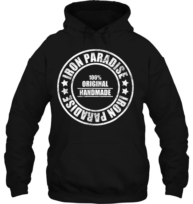 Iron Paradise 100 Original Handmade Gym Workout Hoodie