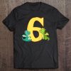 Kids 6Th Birthday Dragon Gift 6 Years Old Dragon Tee