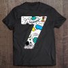 Kids 7Th Birthday Shirt Boy 7 Years Old Outer Space Astronaut Tee