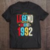 Legend Since August 1992 Bday Gifts 28Th Birthday Tee