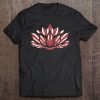 Lotus Flower Yoga Spiritual Sun Rising Distressed Tee