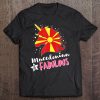 Macedonian Unicorn North Macedonia Flag Tee