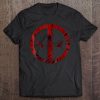 Marvel Deadpool Tie Dye Face Symbol Graphic Tee