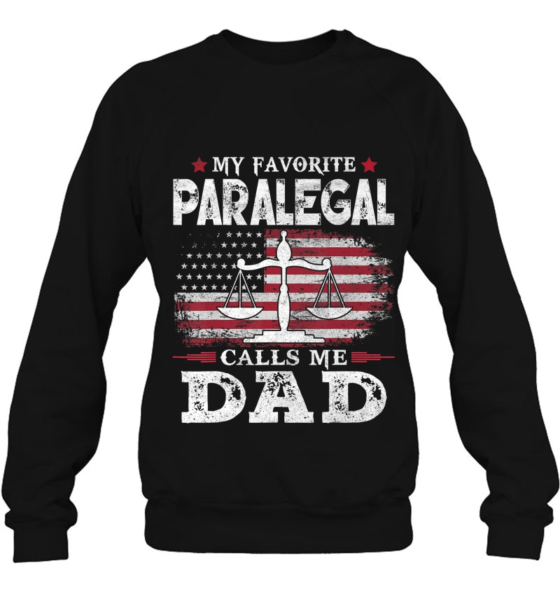 Mens My Favorite Paralegal Calls Me Dad Usa Flag Dad Father Gift Mugs