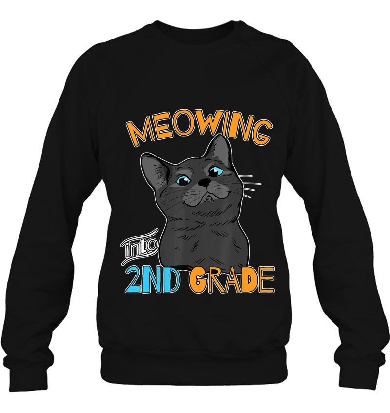 Meowing Into 2Nd Grade Cute Black Cat Back To School Mugs