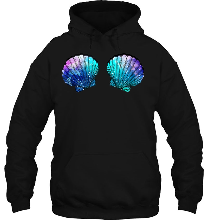 Mermaid Shell Shirt - Mermaid Seashell Party Gift - Mermaid Hoodie