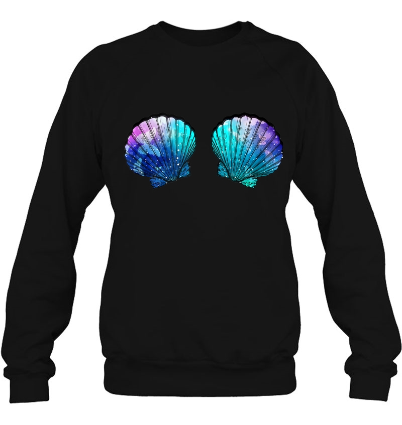 Mermaid Shell Shirt - Mermaid Seashell Party Gift - Mermaid Sweatshirt