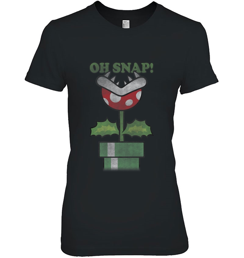 Nintendo Super Mario Piranha Plant Oh Snap Premium Hoodie