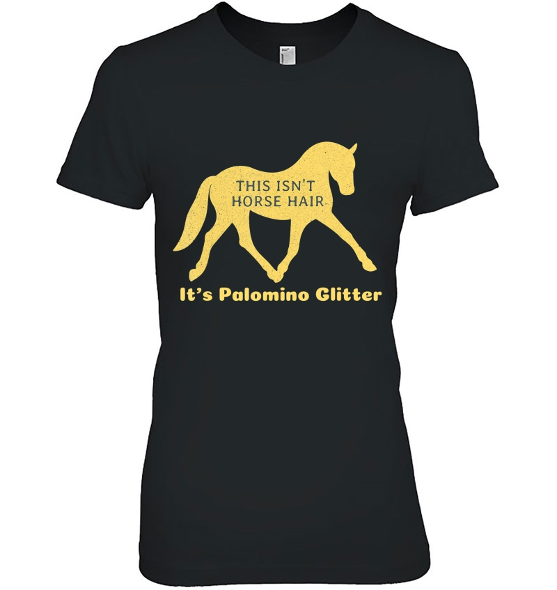 Palomino Horse Shirt Ladies Tee