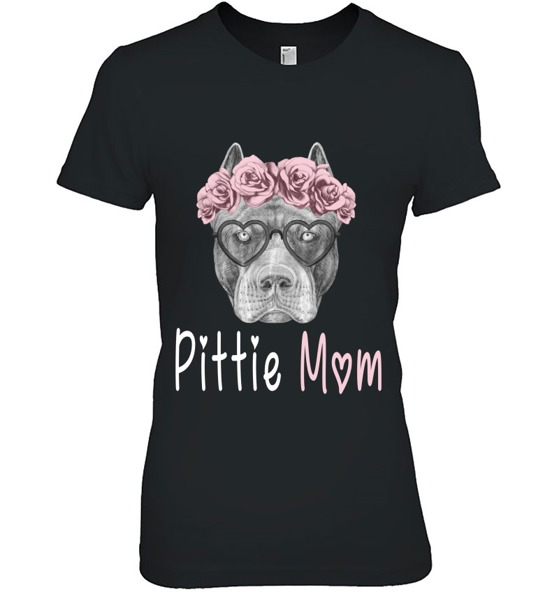 Pittie Mom For Pitbull Dog Lovers-Mothers Day Gift Hoodie