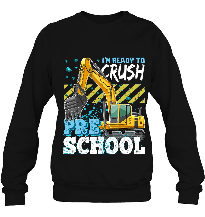 Preschool Excavator Construction Back To School Shirt Boys Mugs