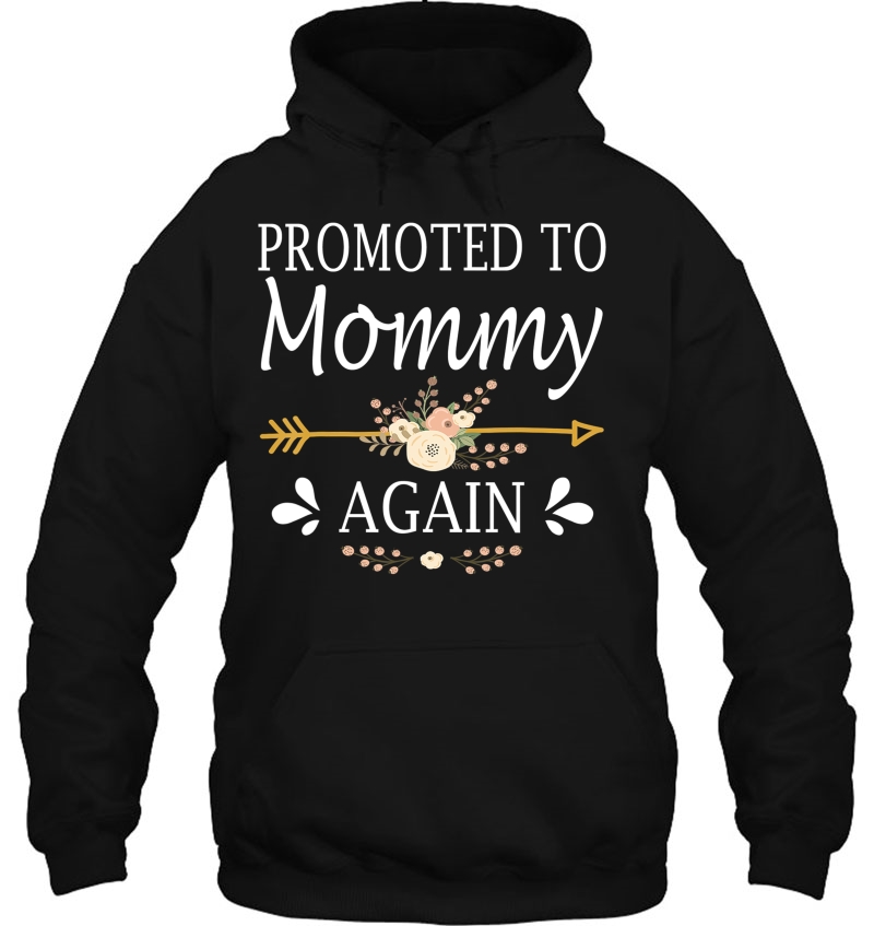 Promoted To Mommy Again Shirt Mothers Day Gifts Mugs