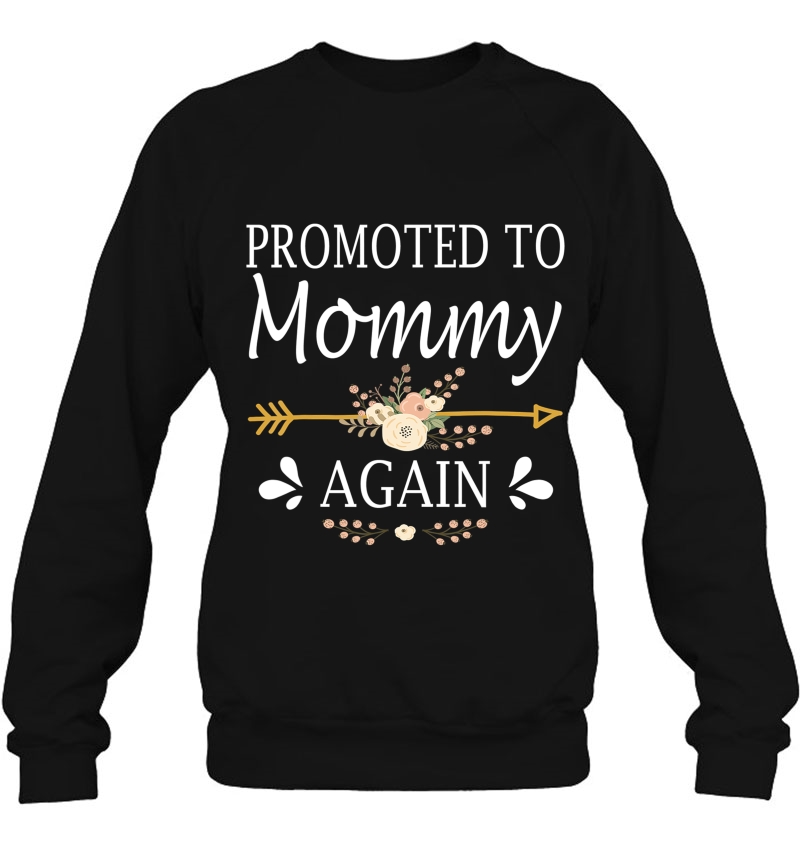 Promoted To Mommy Again Shirt Mothers Day Gifts Mugs