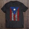 Puerto Rican Flag Shirt With Towns And Cities Of Puerto Rico Pullover Tee