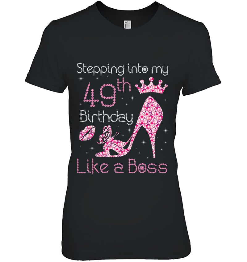 Queen Stepping Into My 49Th Birthday Like A Boss Born 1971 Ver2 Hoodie