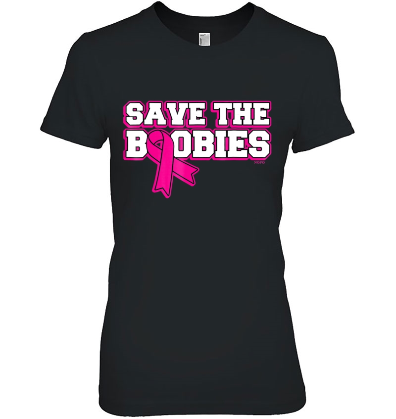Save The Boobies, Breast Cancer Ladies Tee