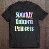 Sparkly Unicorn Princess For Women And Girls Tee