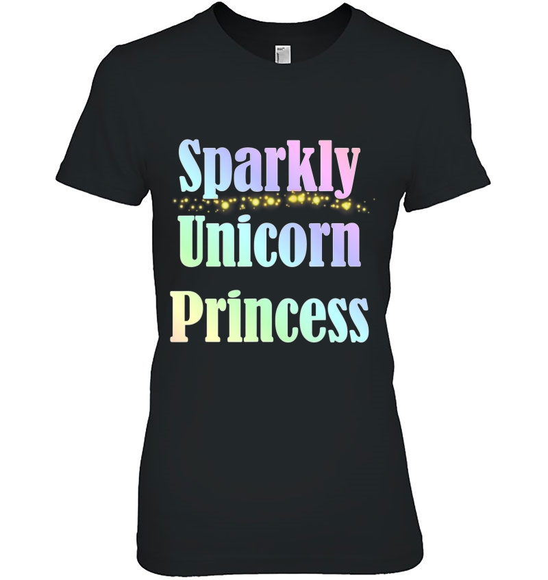 Sparkly Unicorn Princess For Women And Girls Hoodie