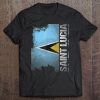 St Lucia Flag Tee