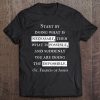 St. Francis Of Assisi Doing The Impossible Inspiration Tee