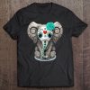 Sugar Skull Elephant Tank Top Tee