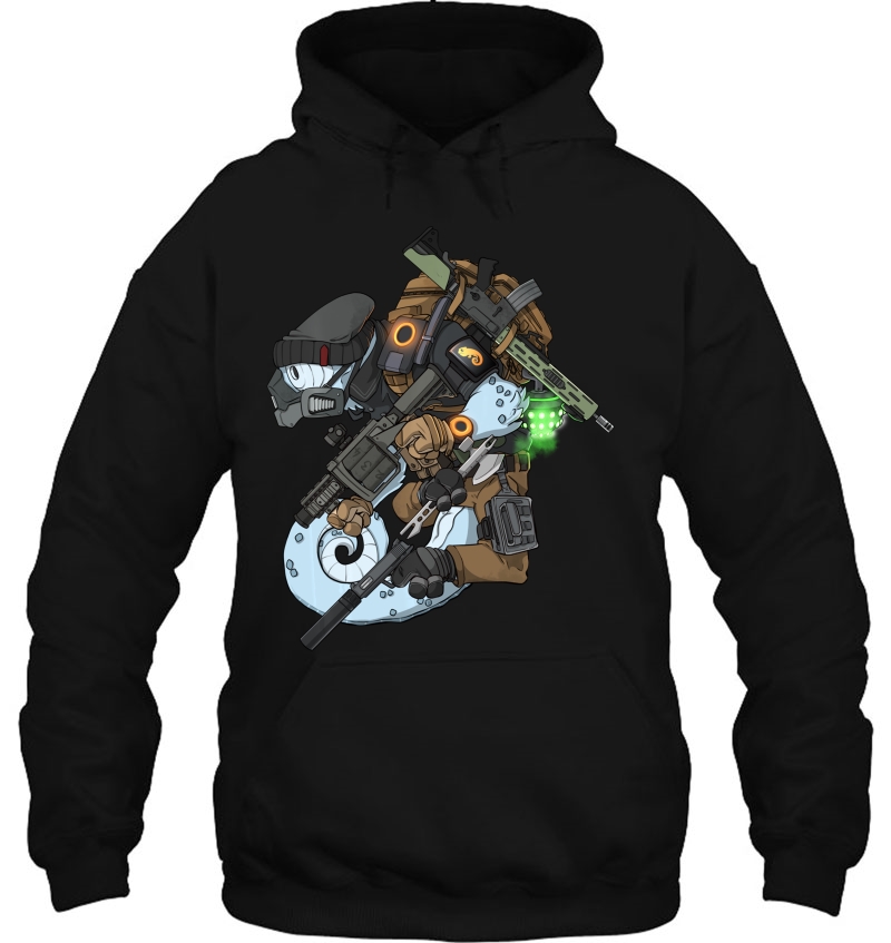 Tactical Gamer Operator Chameleon Longshirt Hoodie