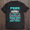 Teal Ribbon Gifts Fighting Pcos Tshirt Tee