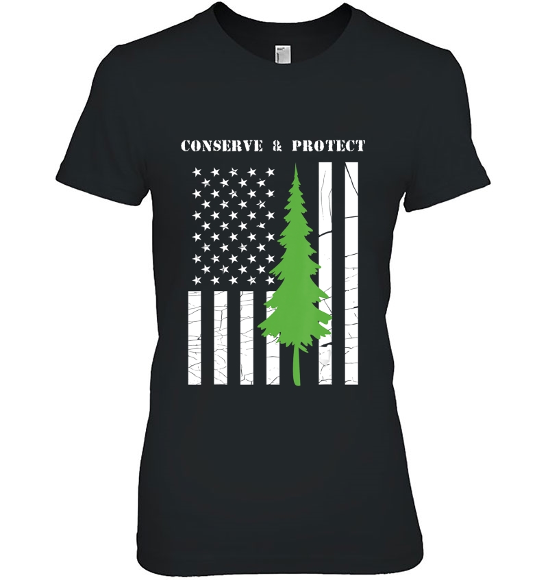 Thin Green Line Usa American Flag Shirt Hoodie