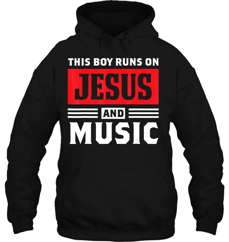 This Boy Runs On Jesus And Music Christian Gift Mugs