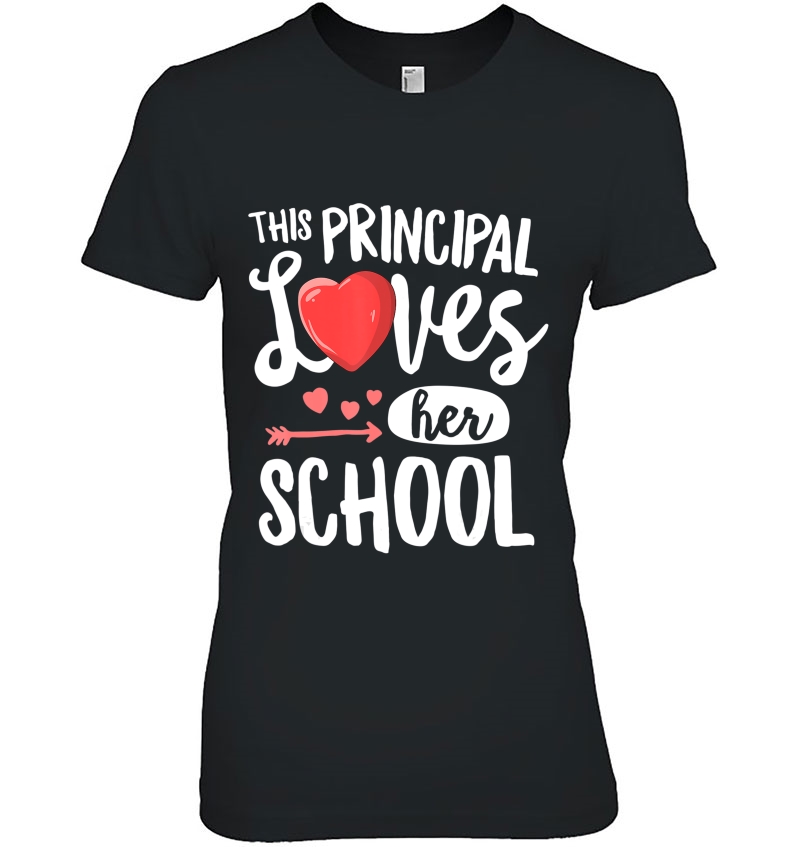 This Principal Loves Her School Valentines Day Gift Hoodie