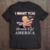 Trump Drinking Shirt I Want You To Drink Up America Tee