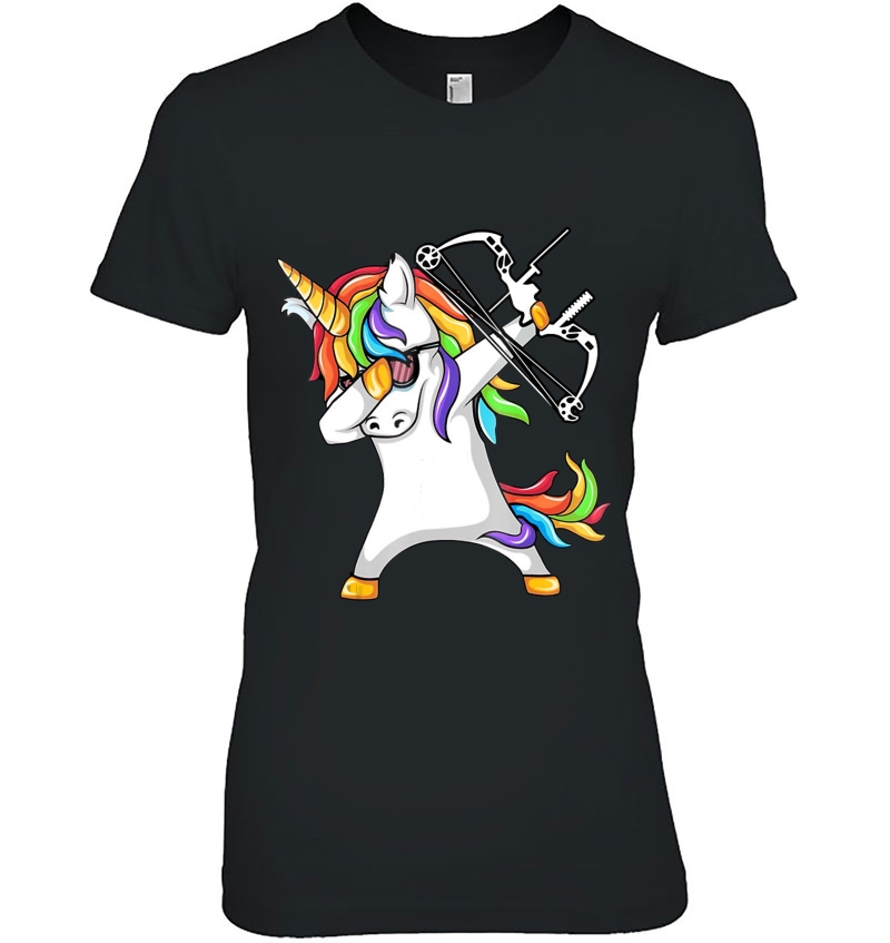 Unicorn Dabbing Archery Funny Shirt Hoodie