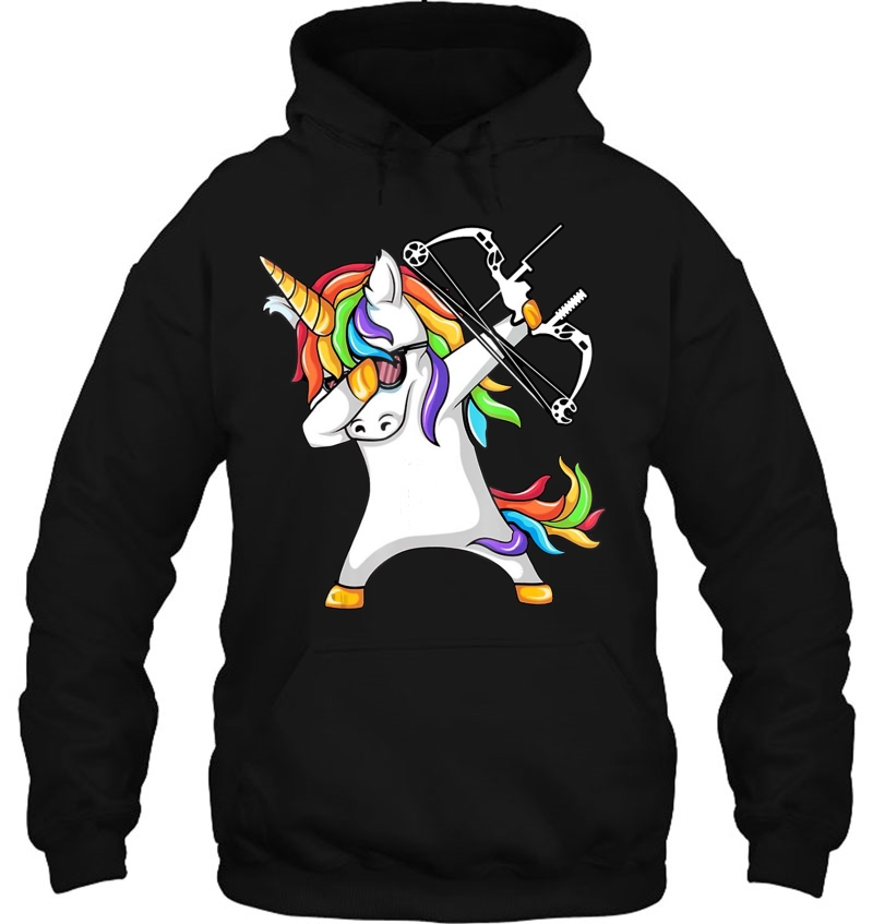 Unicorn Dabbing Archery Funny Shirt Mugs