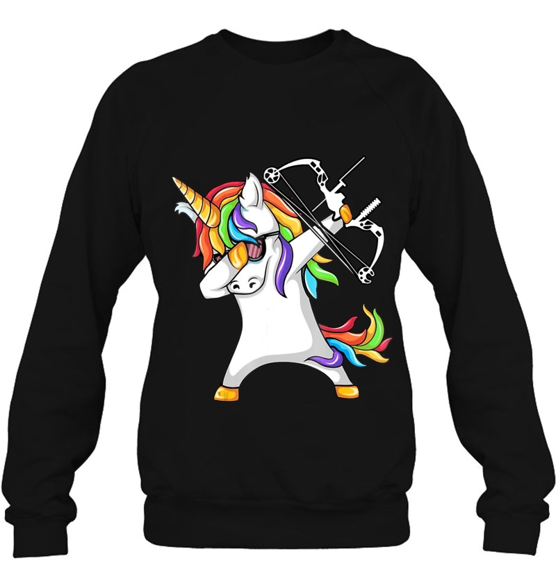 Unicorn Dabbing Archery Funny Shirt Mugs