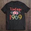 Vintage 1969 Floral Funny 51St Birthday Awesome Since 1969 Tee