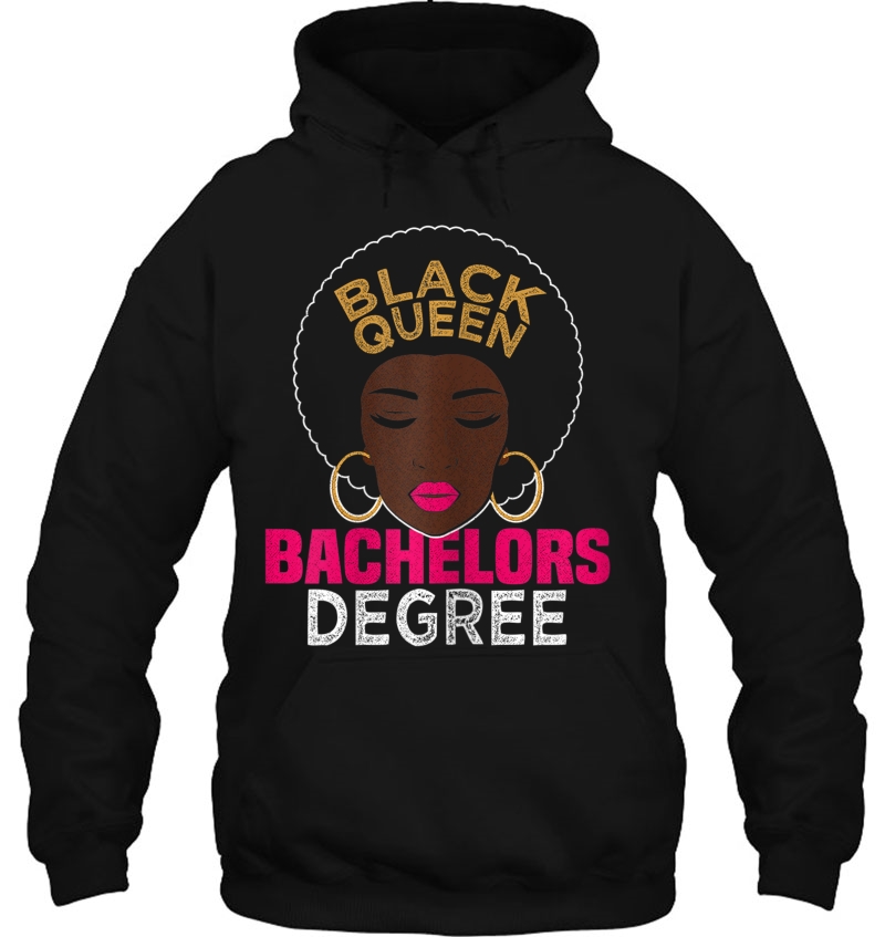 Womens Bachelors Degree Black Queen Educated Shirt Graduation Gift Mugs