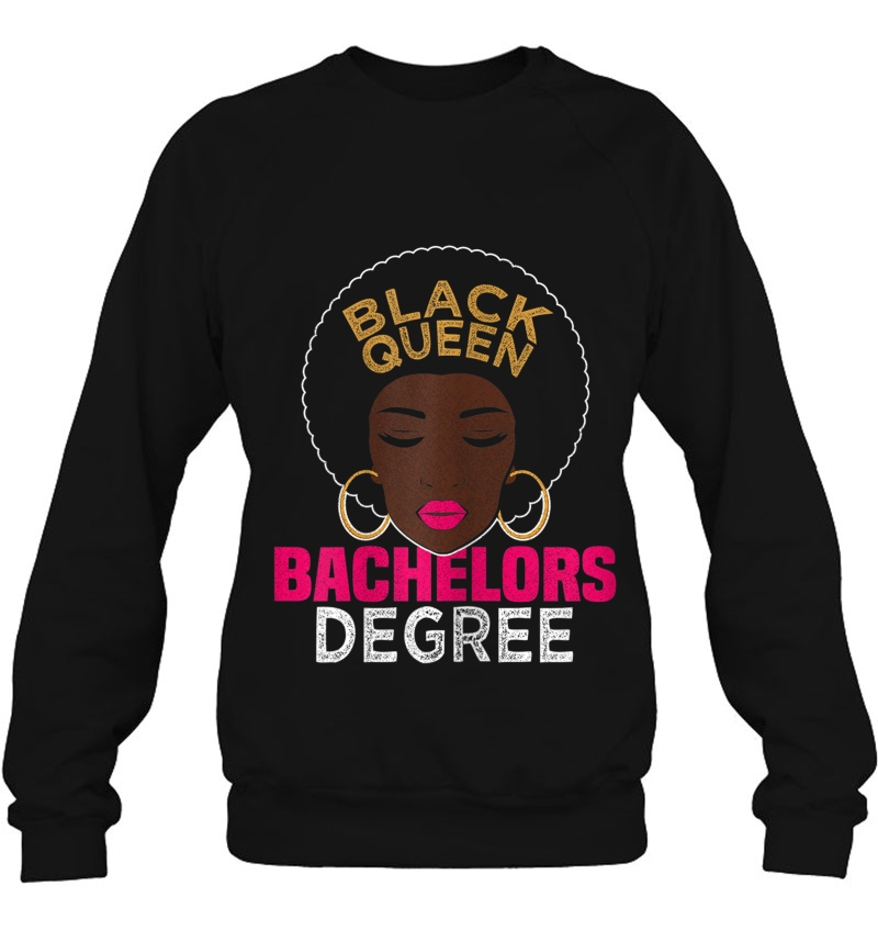 Womens Bachelors Degree Black Queen Educated Shirt Graduation Gift Mugs