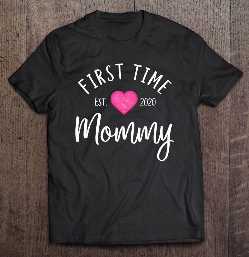 Womens First Time Mommy Est. 2020 - New Mom Tank Top Shirt