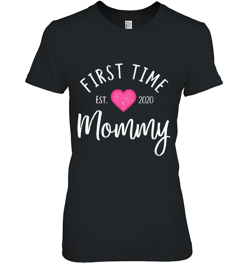 Womens First Time Mommy Est. 2020 - New Mom Tank Top Hoodie