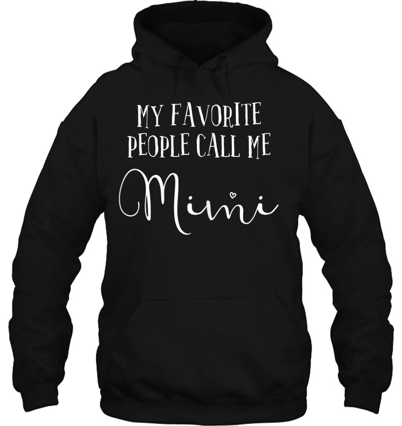 Womens My Favorite People Call Me Mimi Shirt Grandma Christmas Mugs