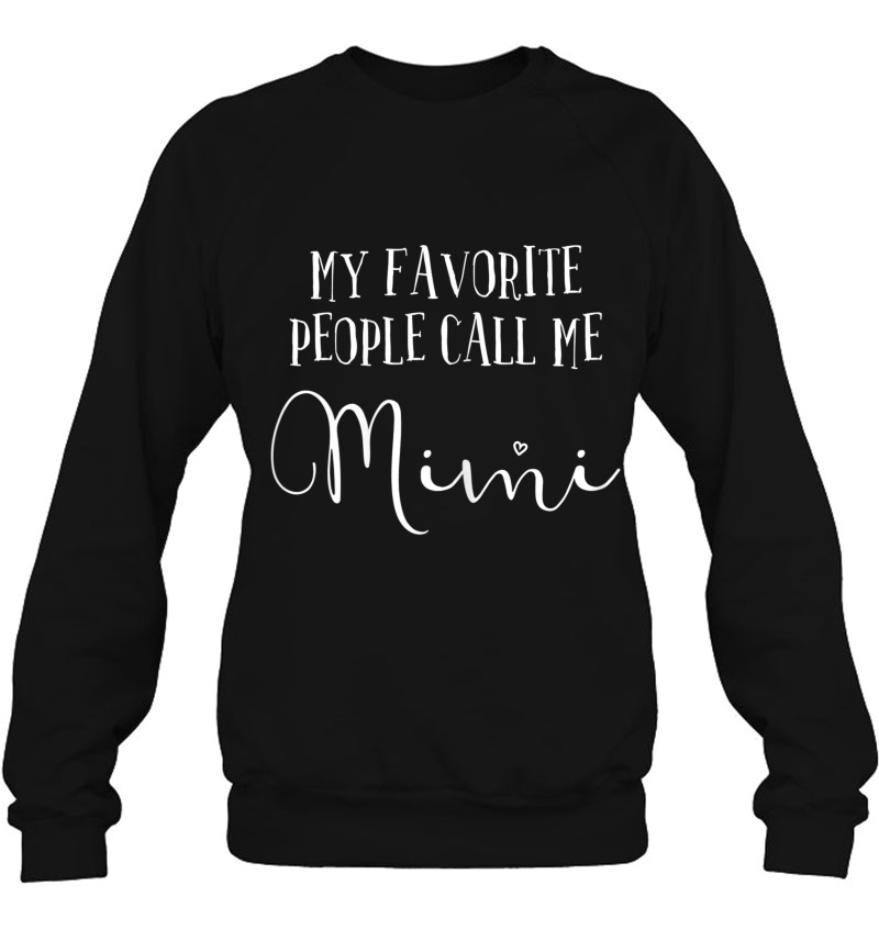 Womens My Favorite People Call Me Mimi Shirt Grandma Christmas Mugs