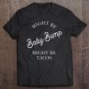 Womens Pregnancy Announcement Baby Bump Gift Pregnant Mom Tee