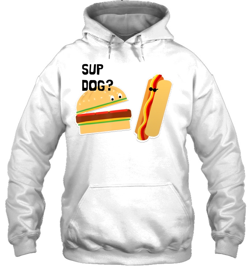 Burger And Hot Dog Funny Sup Dog Mugs