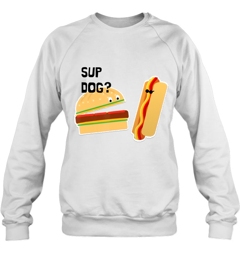 Burger And Hot Dog Funny Sup Dog Mugs