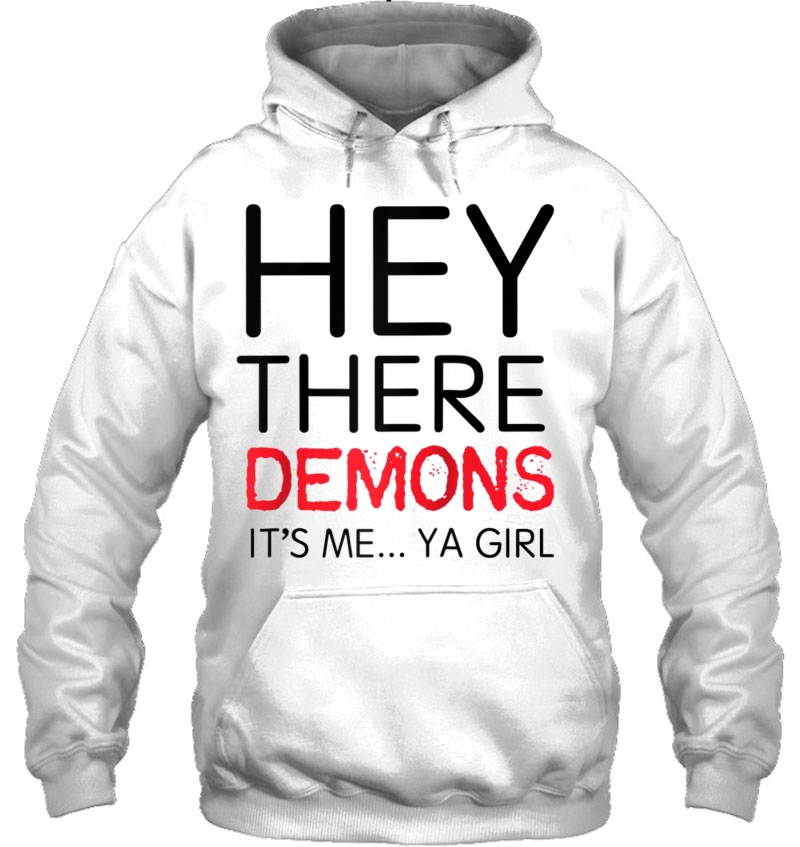 Buzzfeed Unsolved Hey There Demons Girl Raglan Baseball Tee Mugs